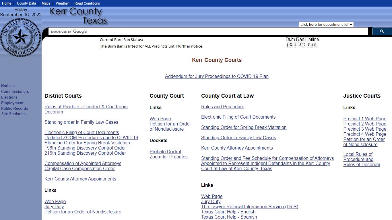 Kerr County Courts Portal